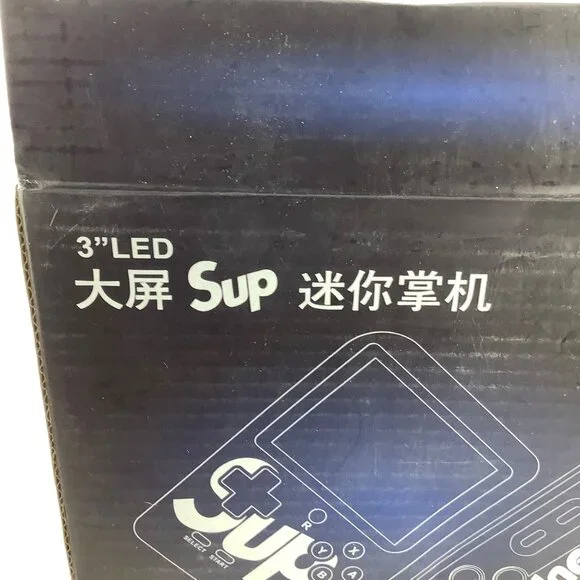 SUPCASE Mini Game Console 3”LED large Screen Sup Portable Black NEW NIB - Picture 5 of 5